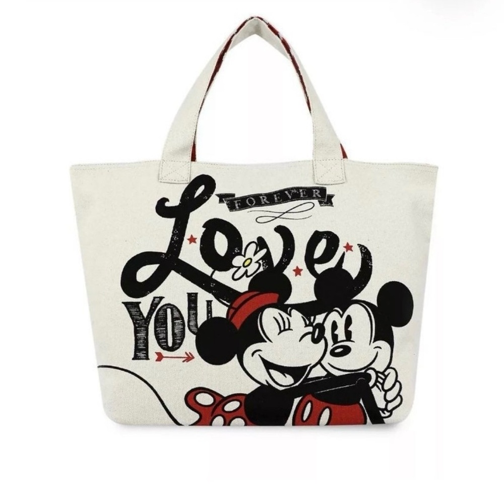 Disney Love Tote Bag with Mickey and Minnie